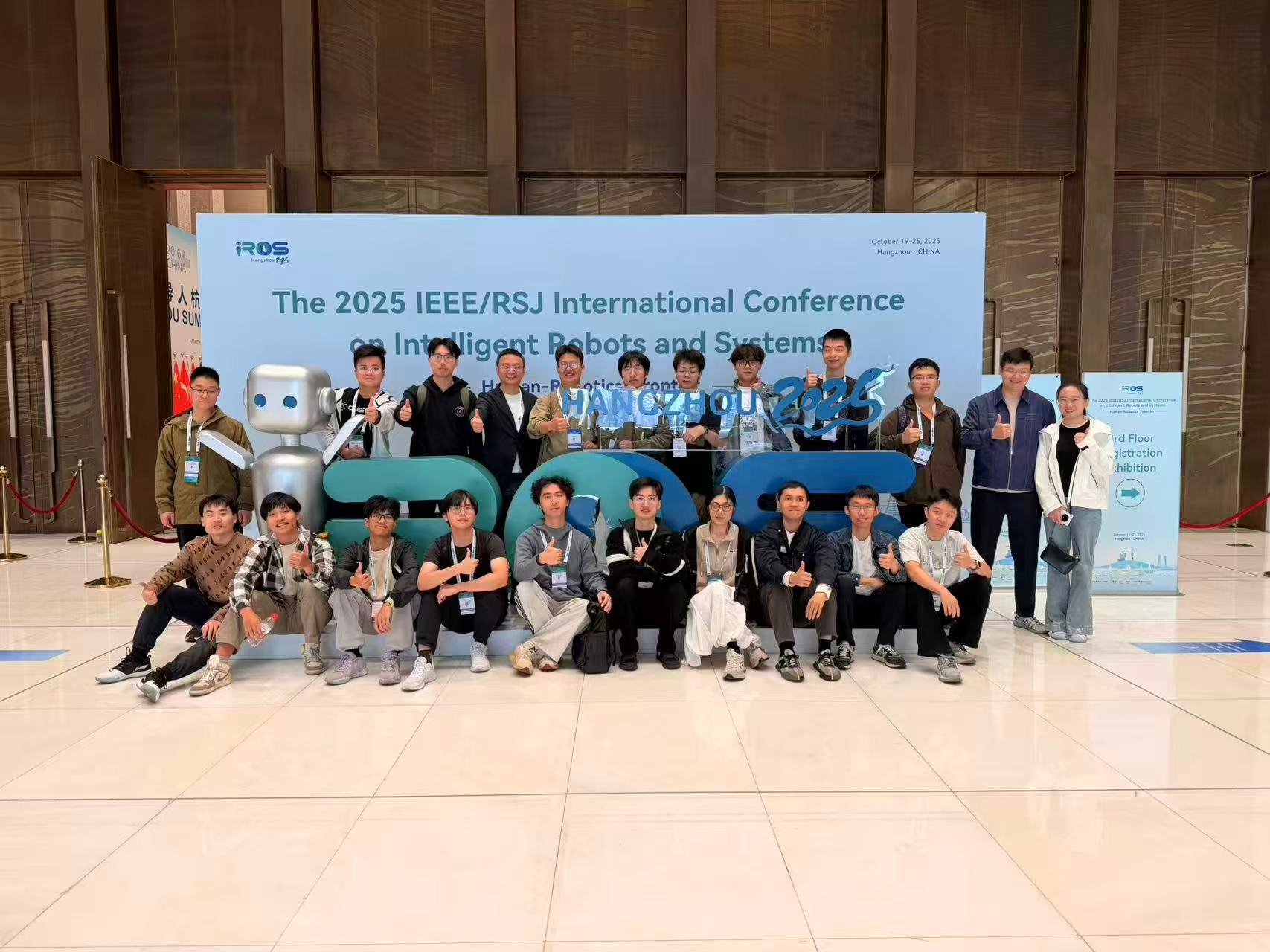 Group photo at IROS 2025